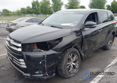 2019 Toyota Highlander Le from USA, damaged, VIN 5TDBZRFH5KS950418